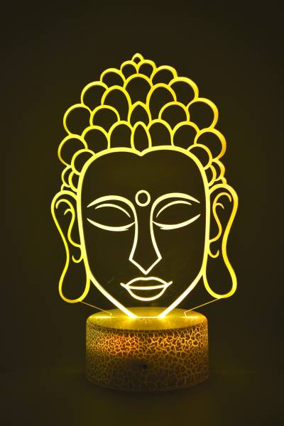 Lampe de chevet veilleuse à led 3D - Bouddha