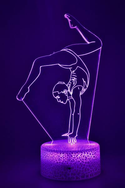 lampe de chevet 3D danseuse