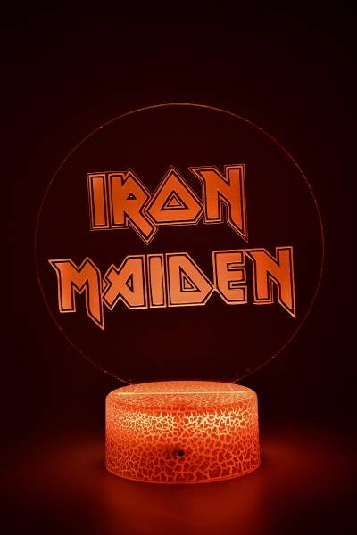 lampe 3d Iron Maiden
