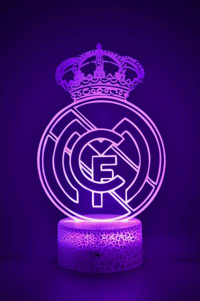 lampe 3d football Réal Madrid