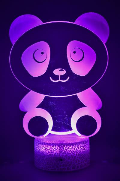 Lampe de chevet veilleuse à led 3D - Panda