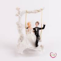 figurine marié balcon pour gateau mariage