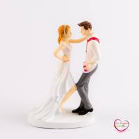 couplé marié dansant figurine pour pièce montée