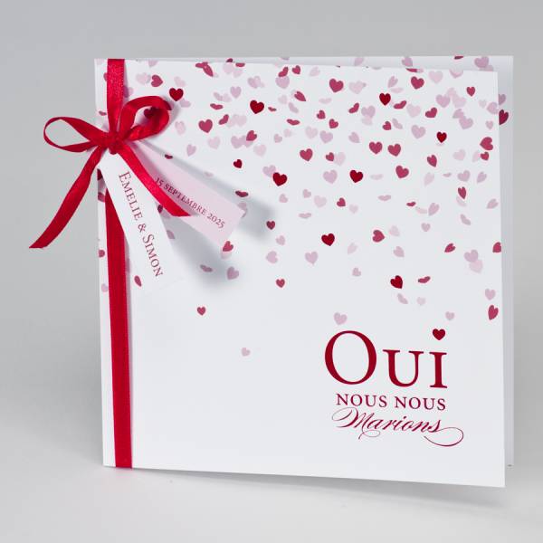 faire part de mariage thème original romantique