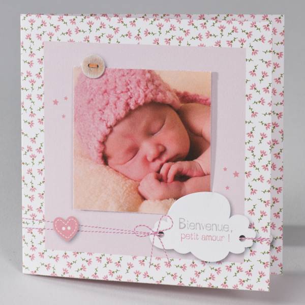 faire part original naissance avec photo