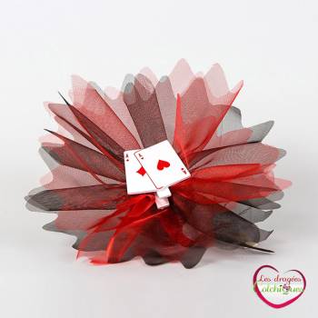 tulle dragees theme poker