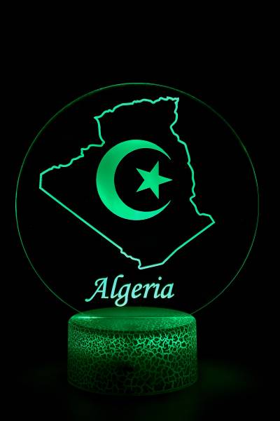 Lampe de chevet veilleuse à led 3D - Pays Algérie