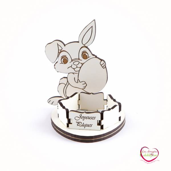 objet decoratif lapin de paques