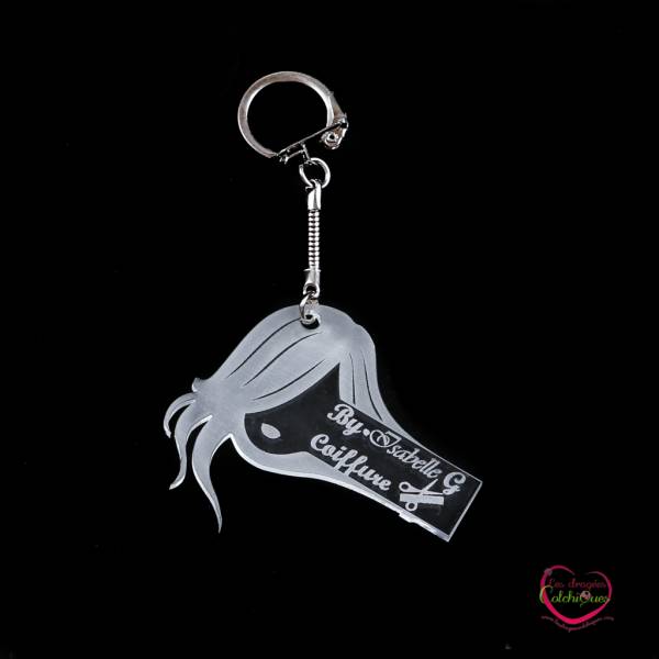 porte clé coiffeuse