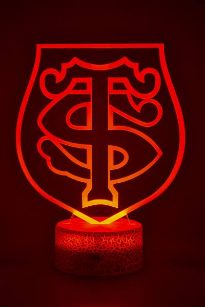 lampe décorative sur le rugby