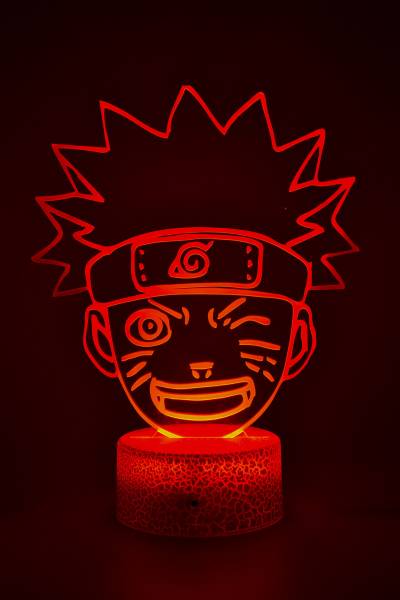 Lampe de chevet veilleuse à led 3D - Manga Naruto