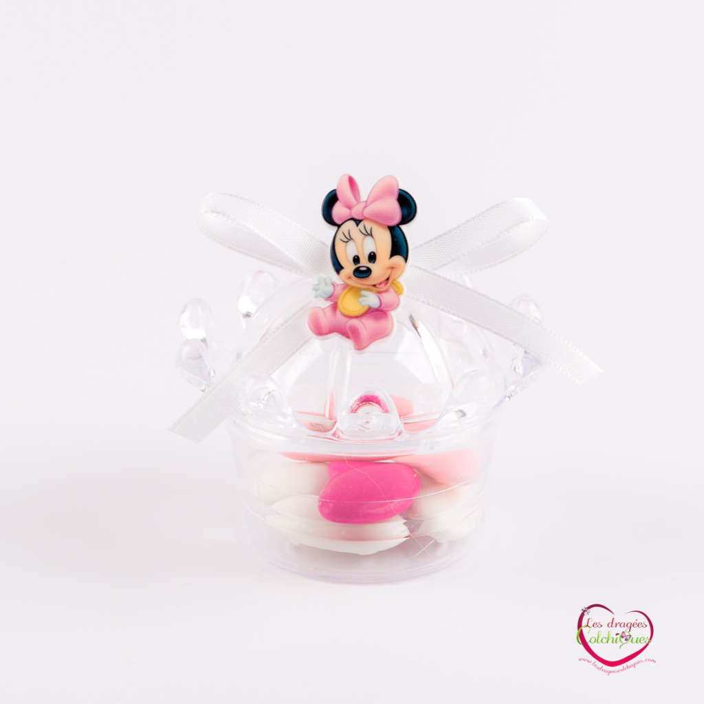 boite dragées couronne minnie