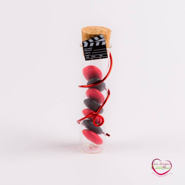 eprouvette dragee decoration cinema