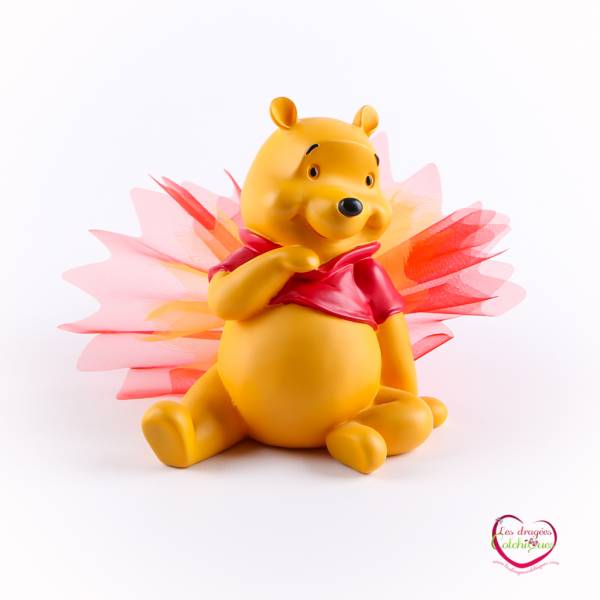 ballotin tulle dragées winnie ourson