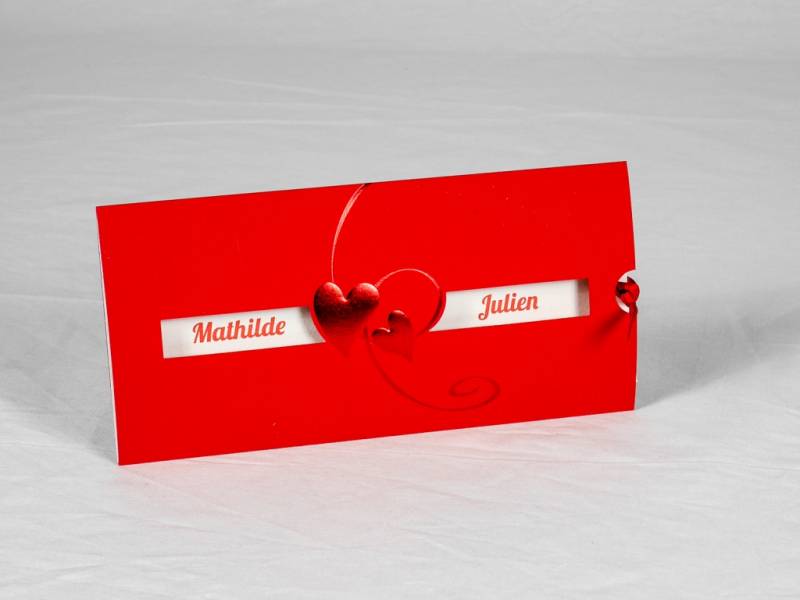 faire part de mariage original thème chic