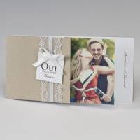 faire part mariage thème glamour romantique