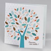faire part naissance ou bapteme oiseau