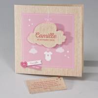 faire part naissance et bapteme nuage