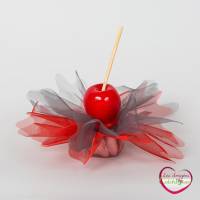 ballotion tulle dragees avec deco pomme amour 