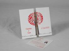 invitation mariage thème romantique