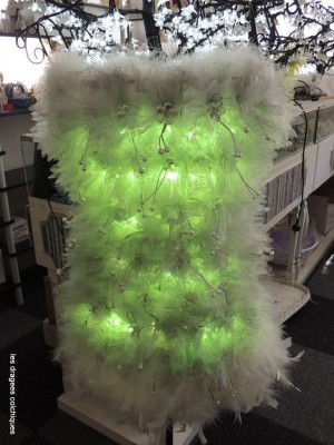 buste presentoir à dragees illuminé